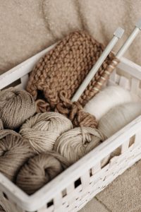 Wool knitting